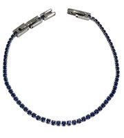 Bracciale Domar Uomo Bracciale acciaio tennis in Acciaio Cubic Zirconia BR 6442